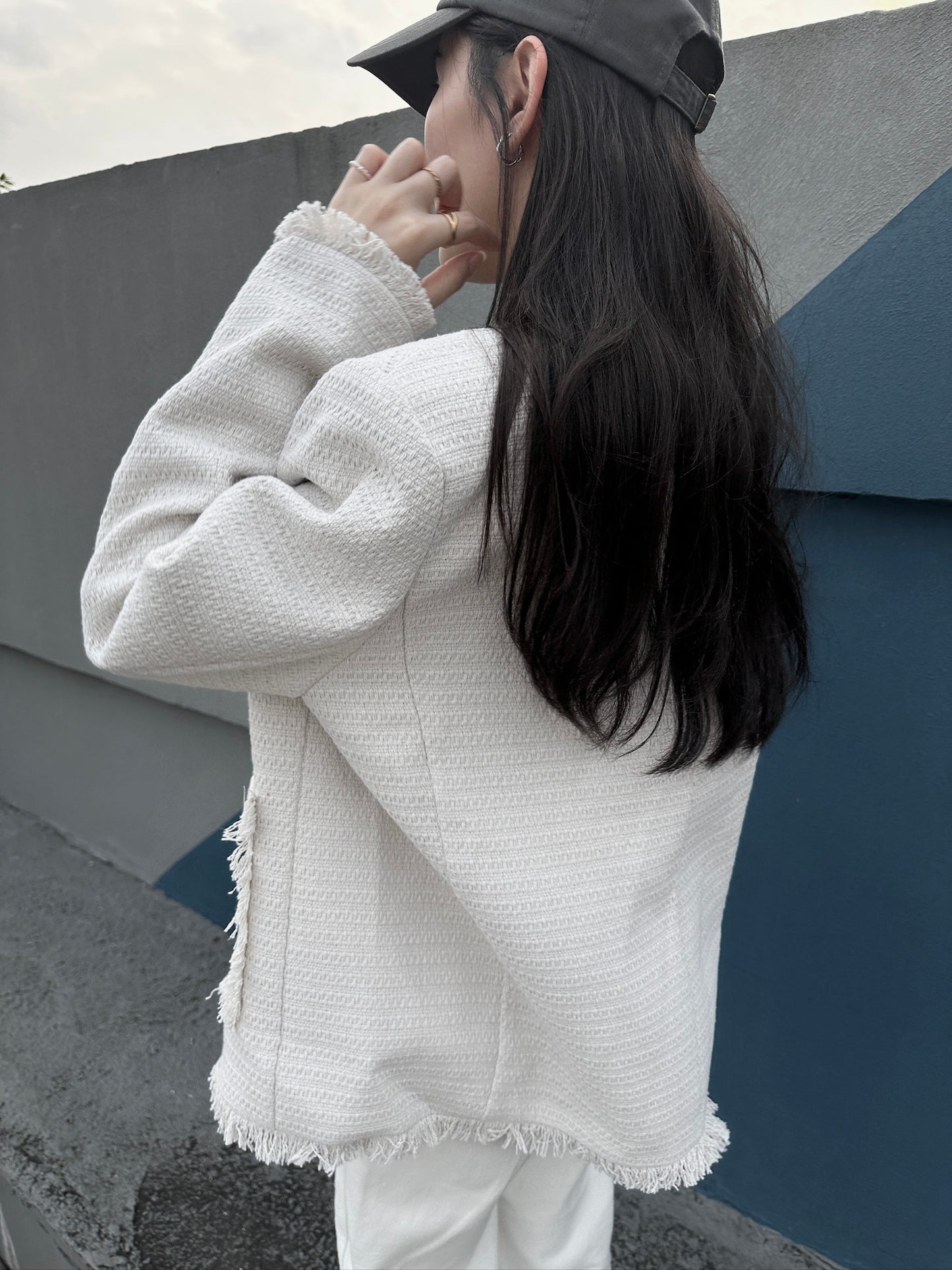 |現貨| O14 流蘇邊小千金外套